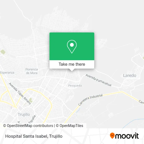 Hospital Santa Isabel map