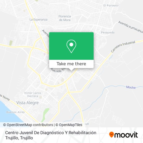 Centro Juvenil De Diagnóstico Y Rehabilitación Trujillo map