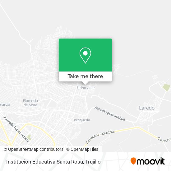 Mapa de Institución Educativa Santa Rosa