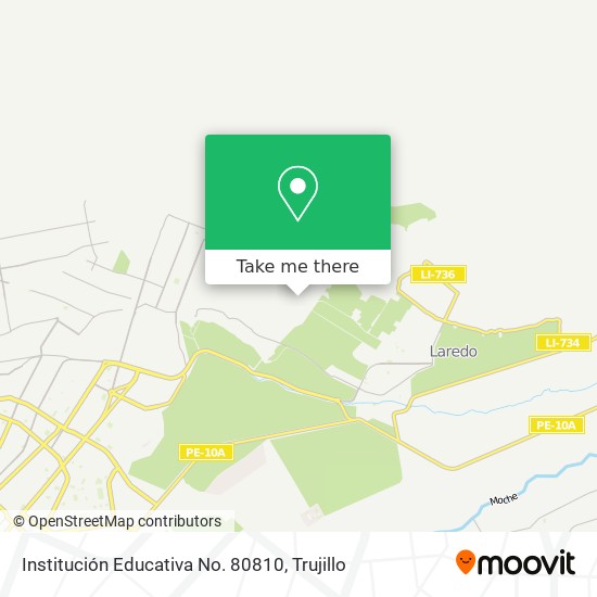 Institución Educativa No. 80810 map