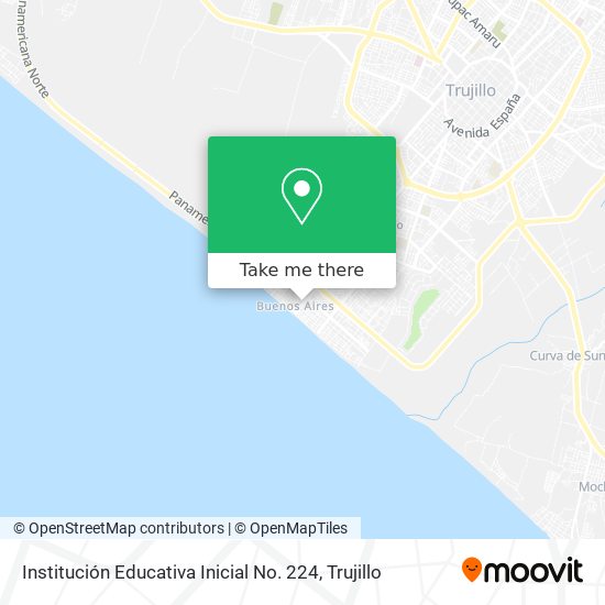 Institución Educativa Inicial No. 224 map