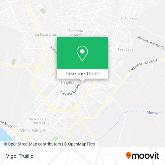 Mapa de Vigo