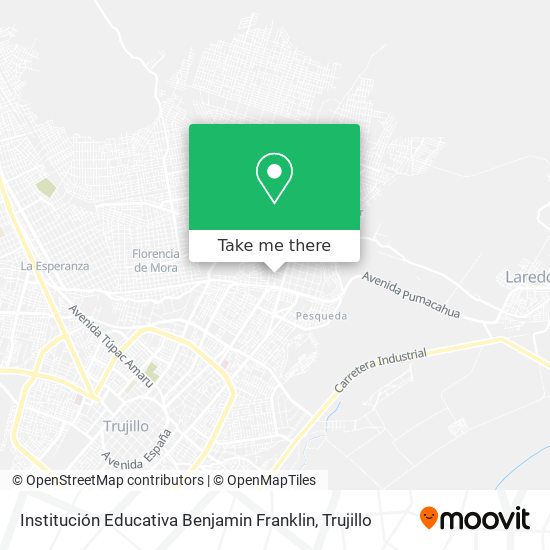 Institución Educativa Benjamin Franklin map