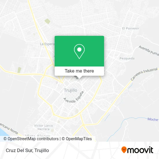 Cruz Del Sur map