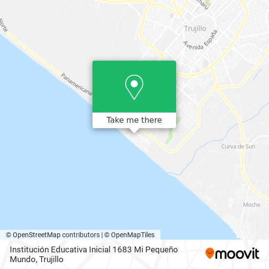 Mapa de Institución Educativa Inicial 1683 Mi Pequeño Mundo