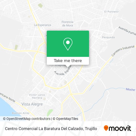 Mapa de Centro Comercial La Baratura Del Calzado