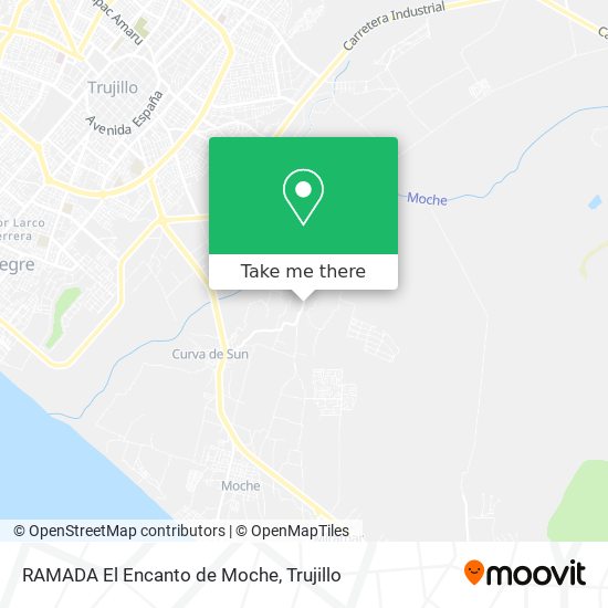 RAMADA El Encanto de Moche map