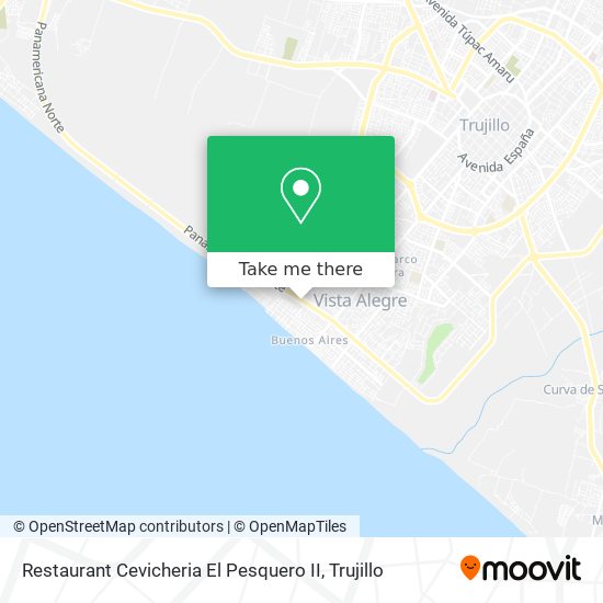 Restaurant Cevicheria El Pesquero II map