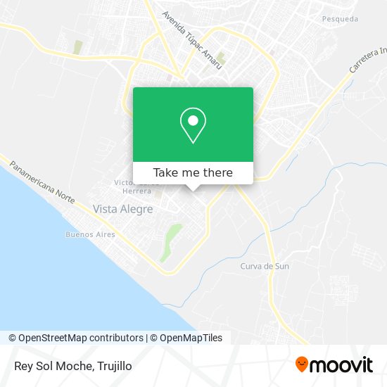 Rey Sol Moche map