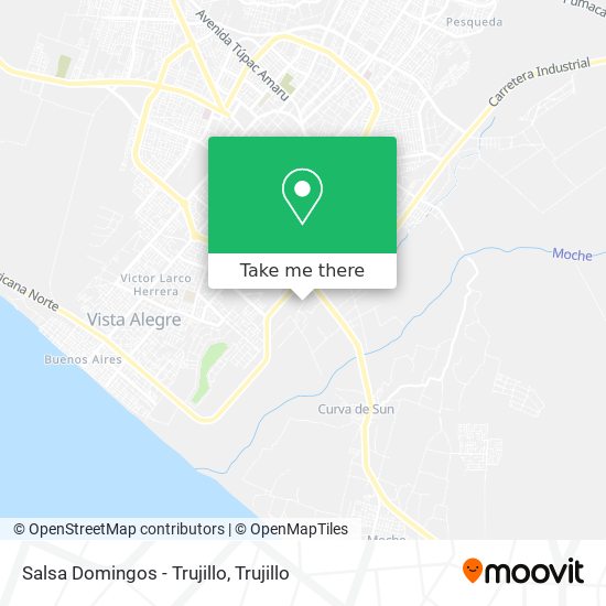 Salsa Domingos - Trujillo map