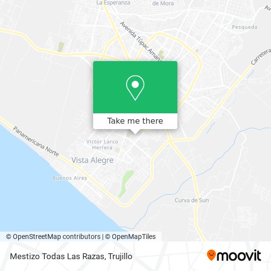 Mestizo Todas Las Razas map