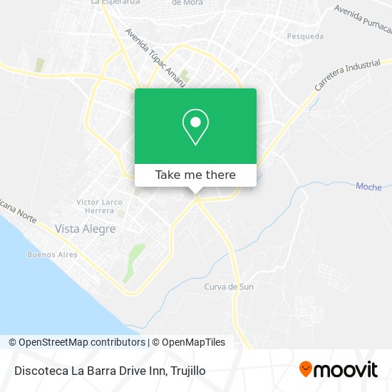 Mapa de Discoteca La Barra Drive Inn