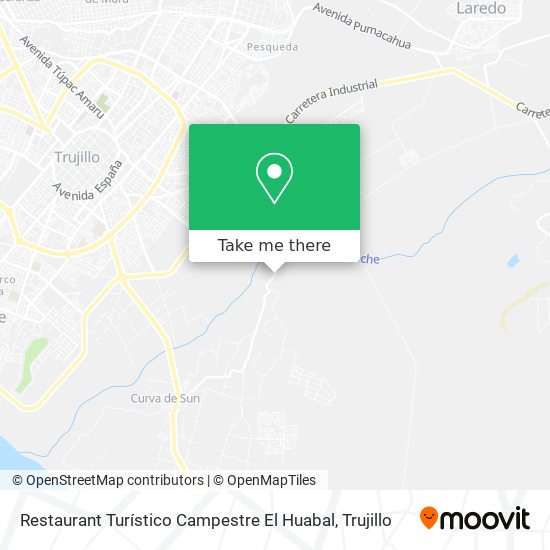 Restaurant Turístico Campestre El Huabal map
