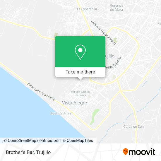 Brother's Bar map