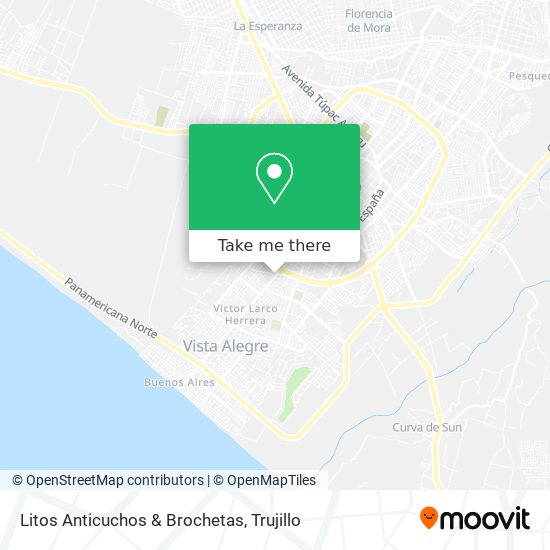 Mapa de Litos Anticuchos & Brochetas