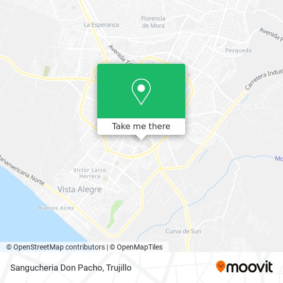 Sangucheria Don Pacho map