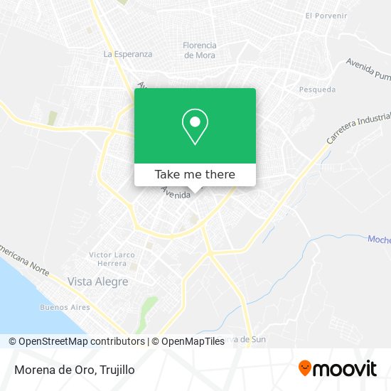 Mapa de Morena de Oro
