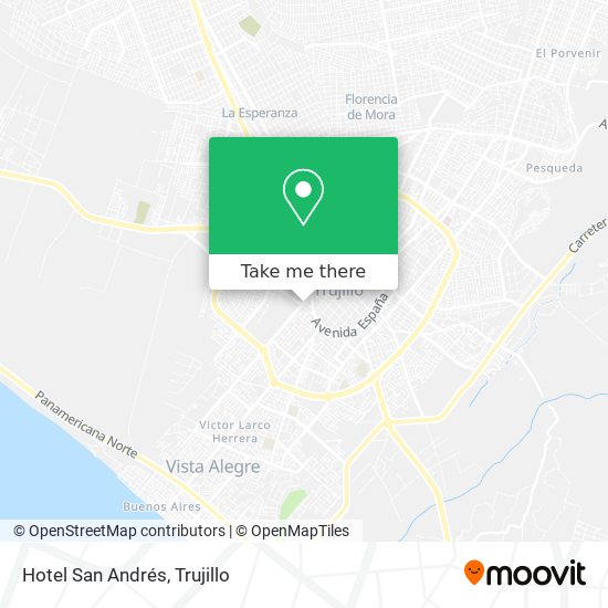 Hotel San Andrés map