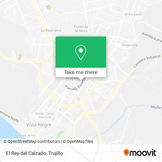 Mapa de El Rey del Calzado