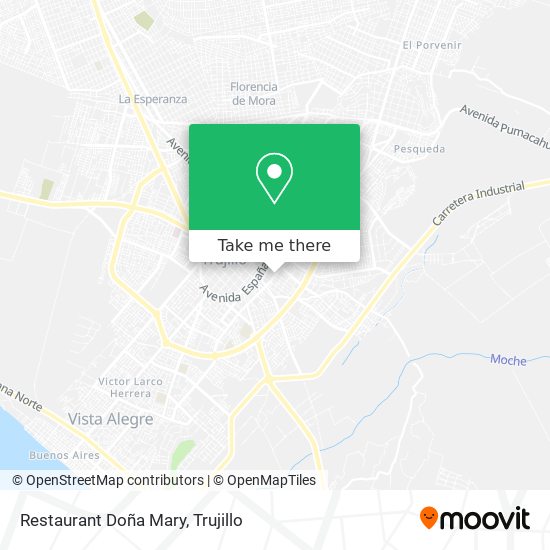 Restaurant Doña Mary map