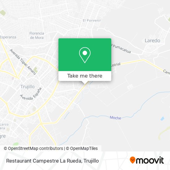 Restaurant Campestre La Rueda map