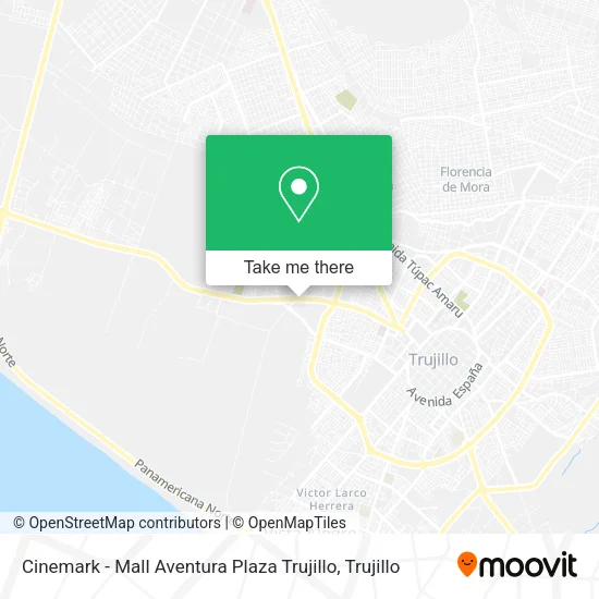 Cinemark - Mall Aventura Plaza Trujillo map