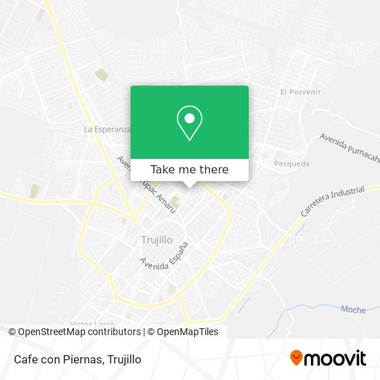 Cafe con Piernas map