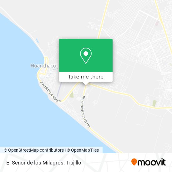 El Señor de los Milagros map