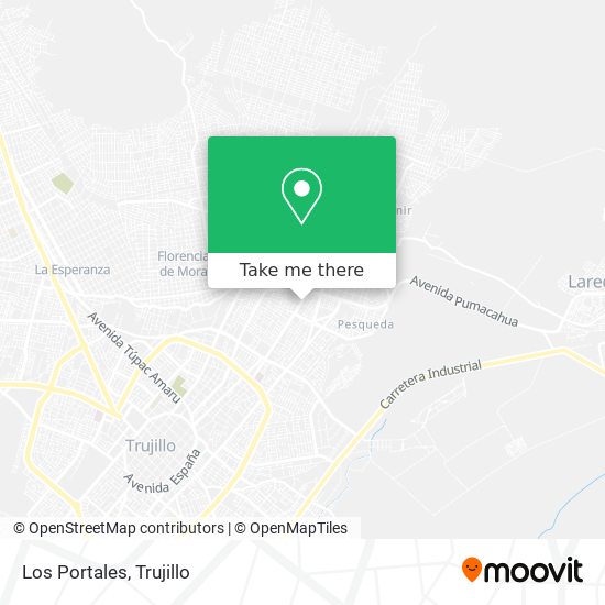 Los Portales map