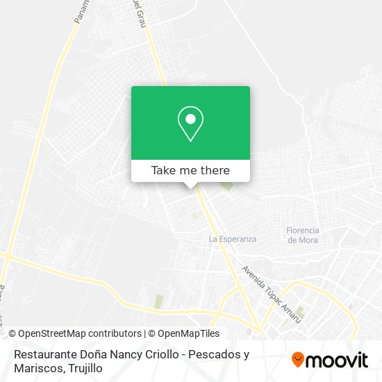 Restaurante Doña Nancy Criollo - Pescados y Mariscos map