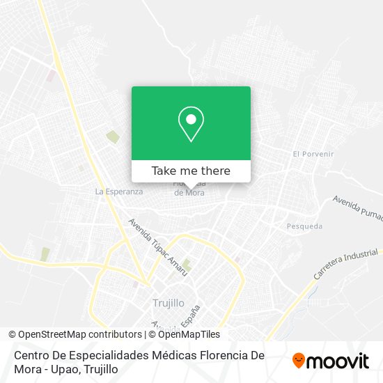 Centro De Especialidades Médicas Florencia De Mora - Upao map