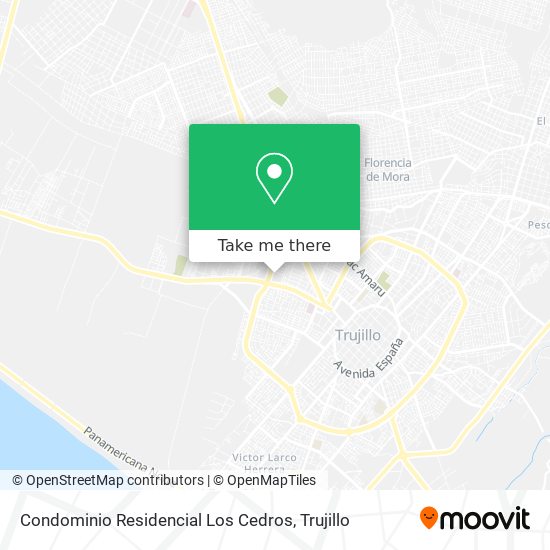 Condominio Residencial Los Cedros map
