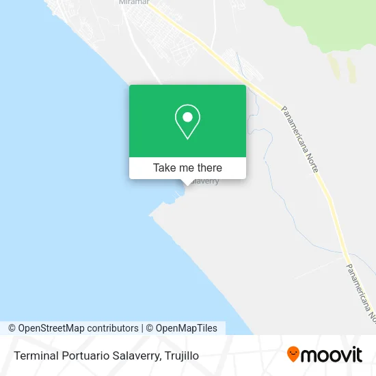 Mapa de Terminal Portuario Salaverry