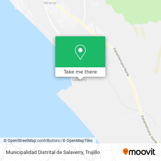 Mapa de Municipalidad Distrital de Salaverry