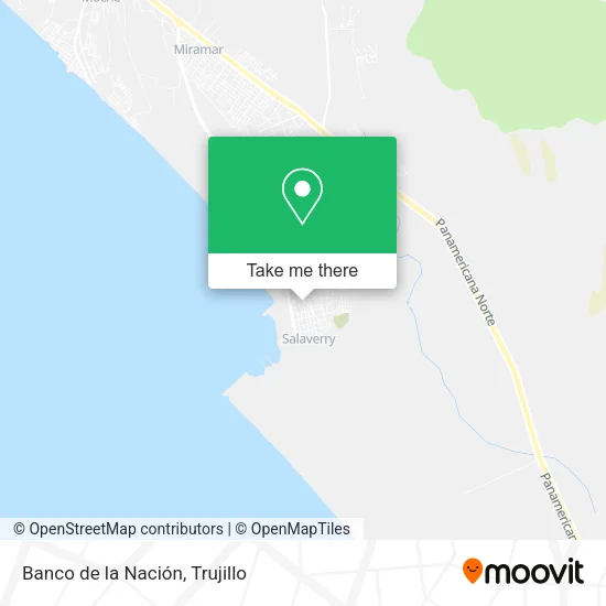 Banco de la Nación map