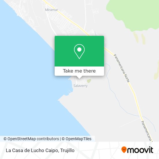 Mapa de La Casa de Lucho Caipo