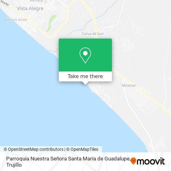 Mapa de Parroquia Nuestra Señora Santa María de Guadalupe