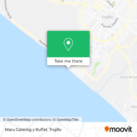 Mapa de Maru Catering y Buffet