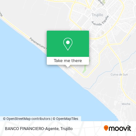 Mapa de BANCO FINANCIERO-Agente