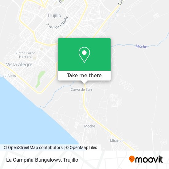 Mapa de La Campiña-Bungalows