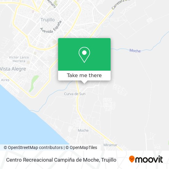 Centro Recreacional Campiña de Moche map