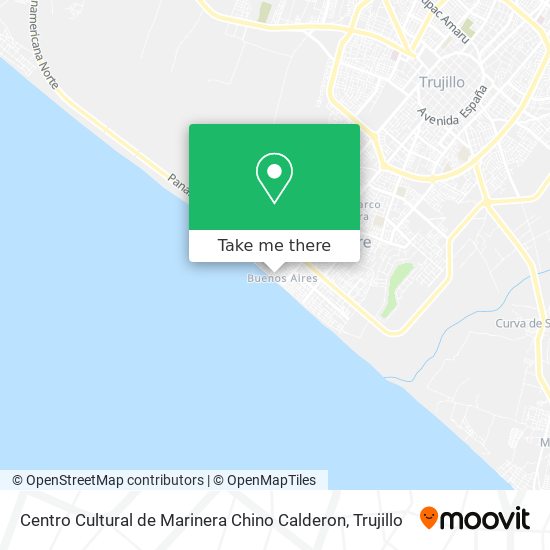 Centro Cultural de Marinera Chino Calderon map