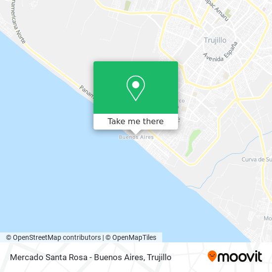 Mercado Santa Rosa - Buenos Aires map