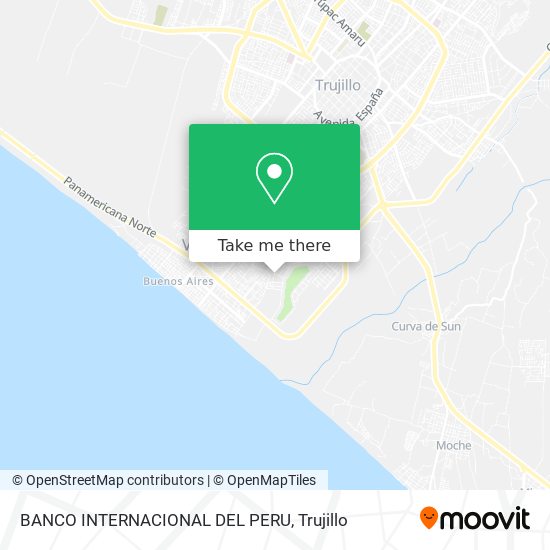 Mapa de BANCO INTERNACIONAL DEL PERU