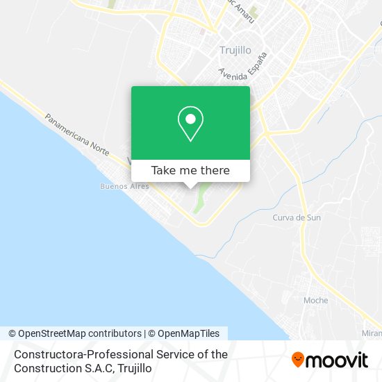 Constructora-Professional Service of the Construction S.A.C map