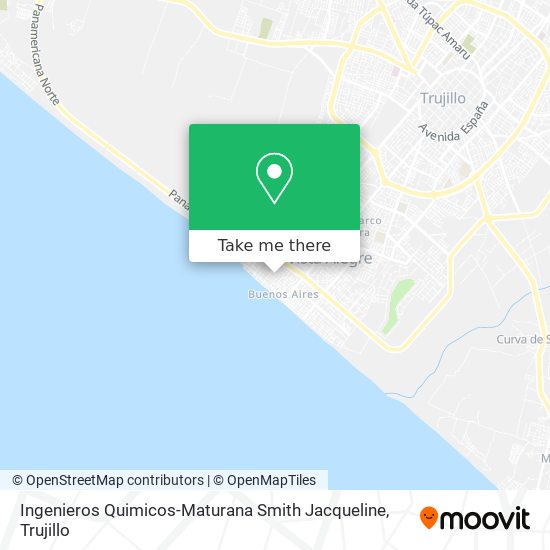 Ingenieros Quimicos-Maturana Smith Jacqueline map