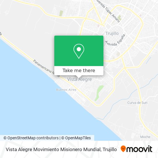 Vista Alegre Movimiento Misionero Mundial map