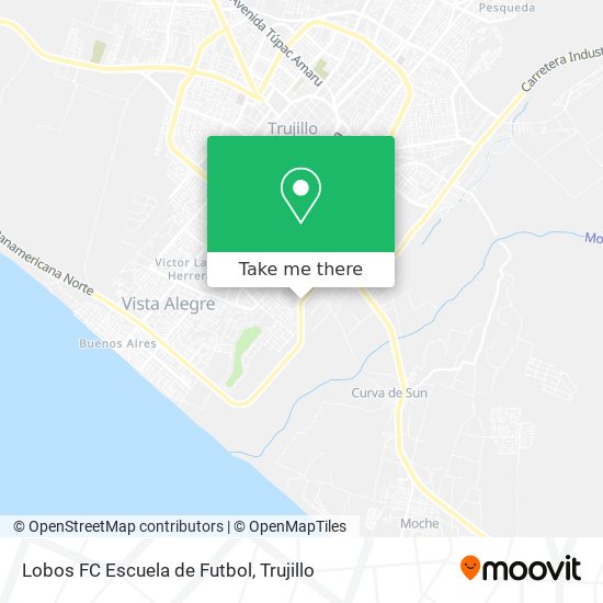 Lobos FC Escuela de Futbol map
