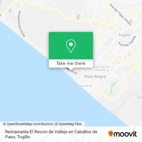 Restaurante El Rincón de Vallejo en Caballos de Paso map