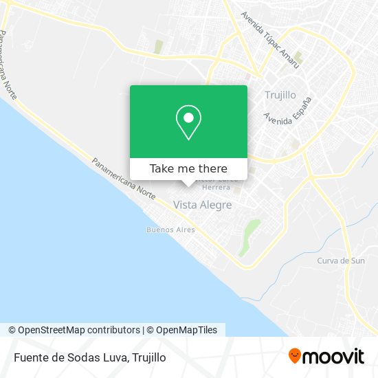 Fuente de Sodas Luva map